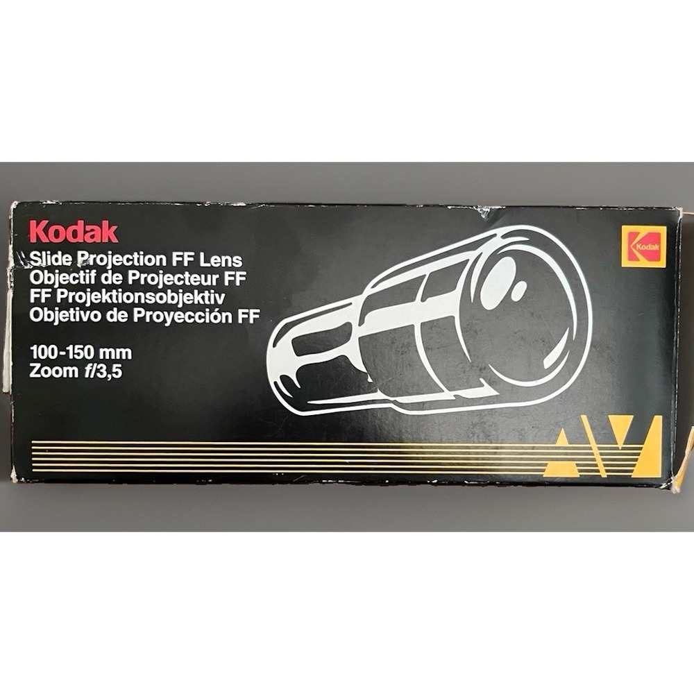 Kodak 35mm 100-150mm F/3.5 Slide Projection‎ FF Lens In Original Box